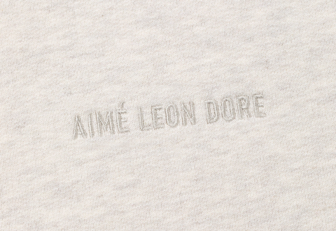  Aimé Leon Dore Tonal Logo Crewneck Oatmeal 