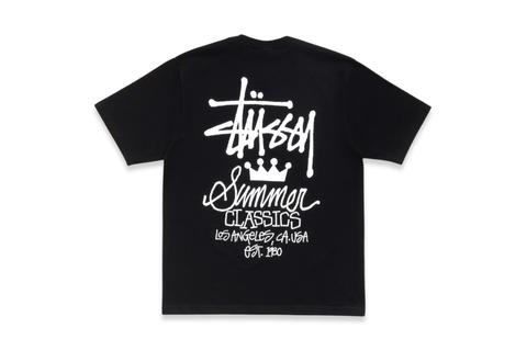  Stussy Summer Classic Black Tee 