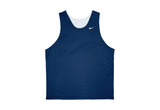  Vintage Nike Swoosh Logo Reversible Jersey White/Blue 