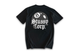  Stussy 8 Ball Corp Black Tee 