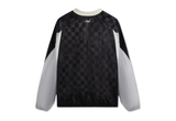  Kith Checkered Satin Dayton Combo Pullover Black 