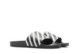  OFF-WHITE Diag Slider Black White 