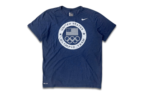  Nike Usoc United States Olympic Team Rio 2016 Tee Navy 
