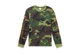  Aimé Leon Dore Camouflage Print Waffle Knit Cotton Tee 