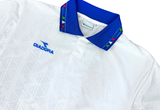  Vintage 90s Diadora Italy Template National Soccer Team Jersey White 