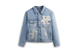  Kith Embroidered Centre Denim Jacket Light Indigo 