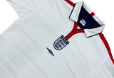  Vintage 2003-05 Umbro England Home Football Jersey White 