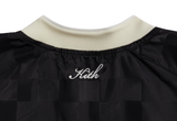  Kith Checkered Satin Dayton Combo Pullover Black 