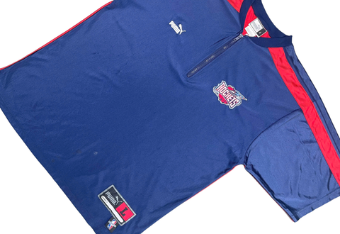  Vintage 90s Puma NBA Houston Rockets Warm Up Shirt 