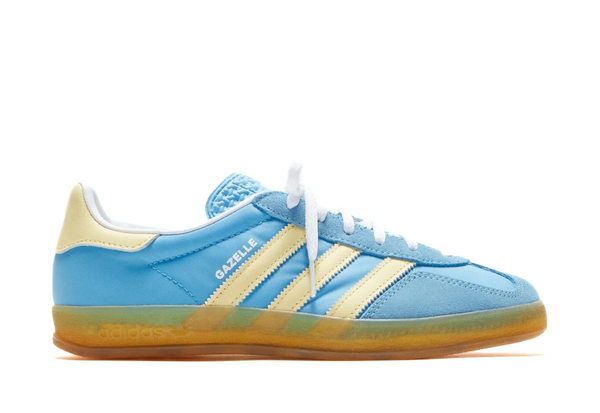  adidas Gazelle Indoor Semi Blue Burst Almost Yellow (Women's) 
