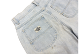 Vintage Lee Dungarees Jorts Acidwash 
