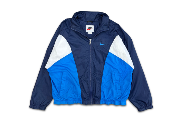  Vintage 90s Nike Swoosh Jacket Blue/White 