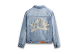  Kith Embroidered Centre Denim Jacket Light Indigo 