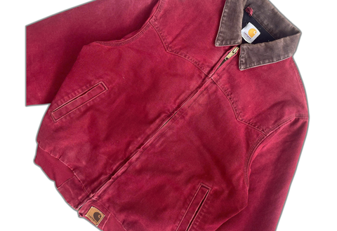  Carhartt Santa Fe Jacket – Crimson Red 90s 