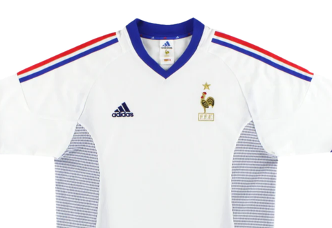 2002/04 Vintage adidas France Away Football Jersey 