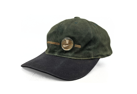  Vintage Nike OSFA Forest Green Swoosh Logo Dad Hat 