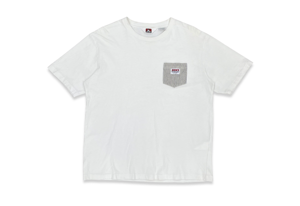  Ben Davis Pocket Tee White 