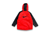  Vintage 90s Nike Center Swoosh Hooded Jacket Red 