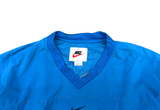  Vintage 90s Nike Pullover Long Sleeve Nylon Shirt Blue 