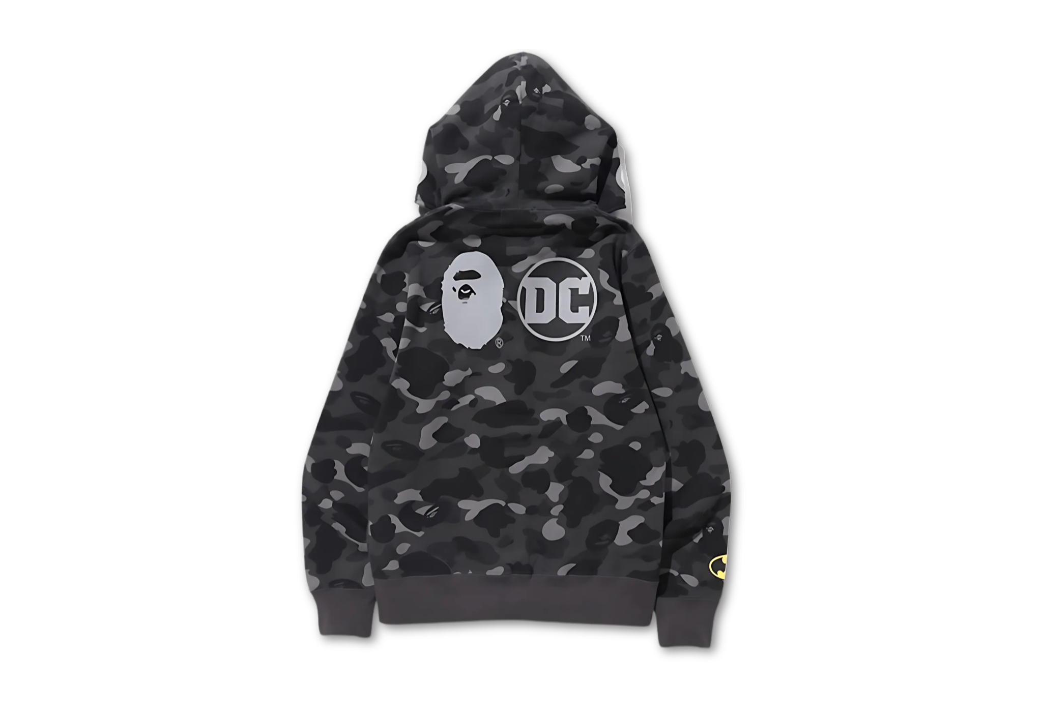 BAPE x DC Batman Color Camo Full Zip Hoodie #1 Black