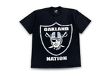  Vintage Pro Tag Oakland Raiders Nation NFL Black Tee 