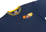  Vintage Looney Tunes Taz Sports Graphic Navy Tee 