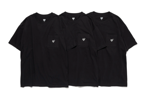  Human Made 3-Pack Pocket Tee Set Black 