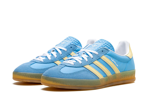  adidas Gazelle Indoor Semi Blue Burst Almost Yellow (Women's) 