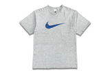  Vintage 90s Nike Big Center Swoosh Tee Grey 