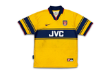  Vintage 1997/99 Nike Arsenal Football Shirt Away Jersey Yellow 