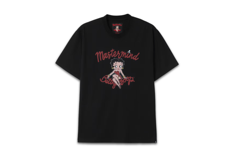  Mastermind World x Betty Boop Short Sleeve Multicolor Black Tee (Boxy Fit) 