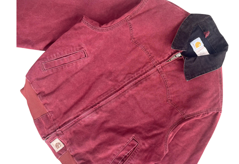  Carhartt Santa Fe Jacket – Brick Red 90s 