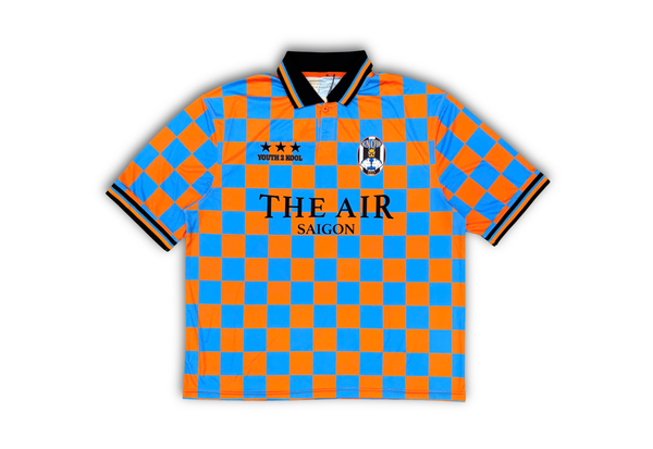  The Air Saigon x Knowwhere Studio Exclusive Jersey Checkerboard Friend and Family Orange/Blue 