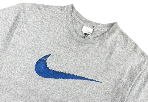  Vintage 90s Nike Big Center Swoosh Tee Grey 