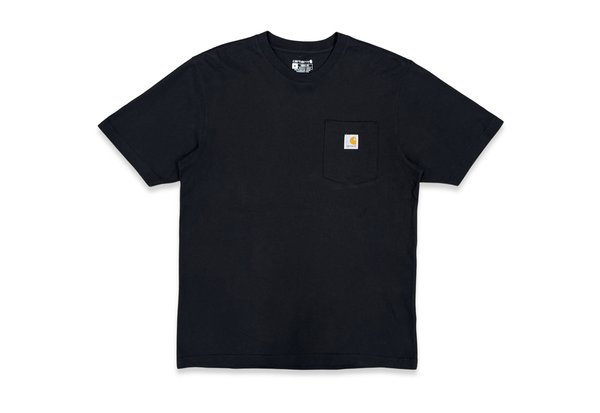  Carhartt Loose Fit HeavyWeight Pocket Black Tee 