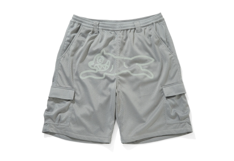  Icecream Mesh Cargo Shorts Gray 