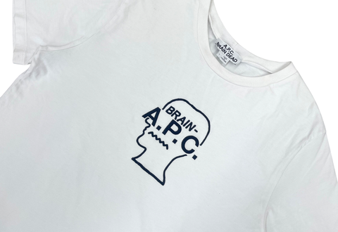  A.P.C x Brain Dead Spooky White Tee 