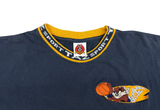  Vintage Looney Tunes Taz Sports Graphic Navy Tee 