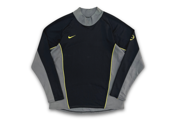  Vintage 00s Nike Mockneck Tech Wear Long Sleeve Jersey 