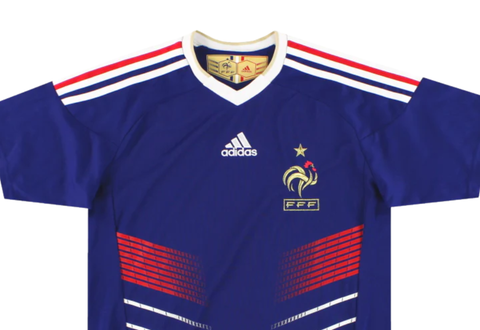  2009/10 Vintage adidas France Home Football Jersey 