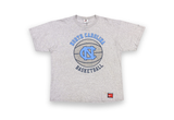  Vintage 90s Nike Made in USA North Carolina Basketball Grey Tee 