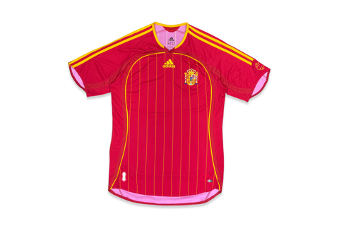  adidas Spain 2006-2008 Home Football Jersey Red 