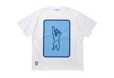  Icecream X Sarcastic Cotton Blocks Tee White/Blue 
