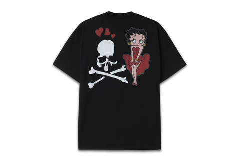  Mastermind World x Betty Boop Short Sleeve Multicolor Black Tee (Boxy Fit) 