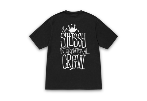  Stussy International Pigment Dyed Black Tee 