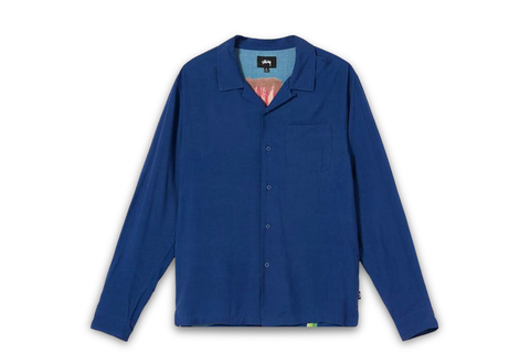  Stussy Big Poppy Long Sleeve Shirt 