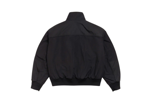  Stussy Mock Neck Flight Bomber Black 