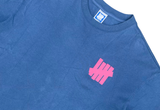  Undefeated Big Logo Back Print Tee Slate Blue 
