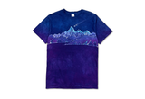  Fish and Moutian Tee Navy Purple 