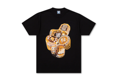  Undefeated Rings S/s Black Tee 